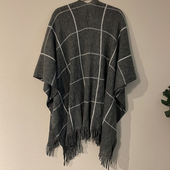 Loft Checkered Wrap Sweater - Picture 2 of 4